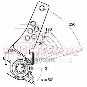 Регулируемый вал, регулятор TRUCKTECHNIC TT70.02.875