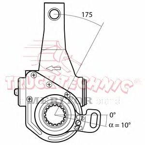 Регулируемый вал, регулятор TRUCKTECHNIC TT70.09.017