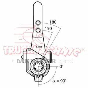 Регулируемый вал, регулятор TRUCKTECHNIC TT70.09.030