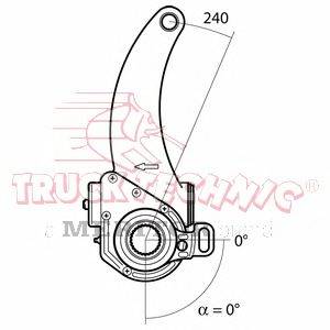 Регулируемый вал, регулятор TRUCKTECHNIC TT70.09.060