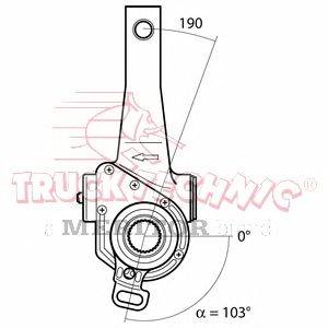 Регулируемый вал, регулятор TRUCKTECHNIC TT70.09.303