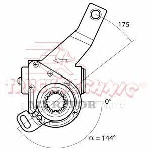Регулируемый вал, регулятор TRUCKTECHNIC TT70.09.308