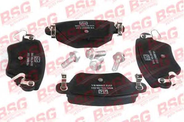 Комплект тормозных колодок, дисковый тормоз BSG BSG 30-200-027