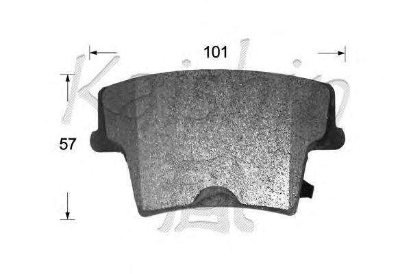 Комплект тормозных колодок, дисковый тормоз JAPANPARTS PP902