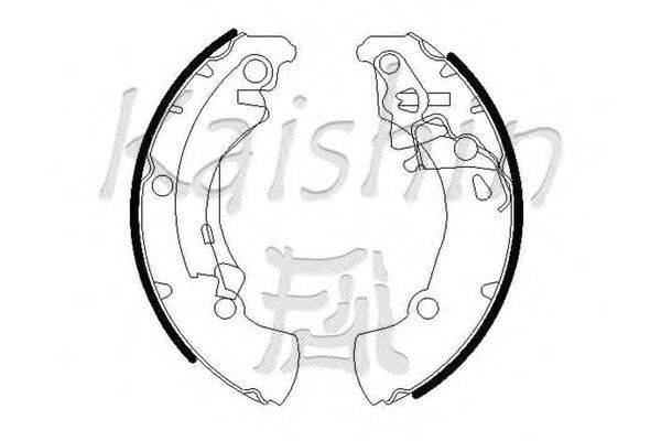 Комплект тормозных колодок KAISHIN K0090