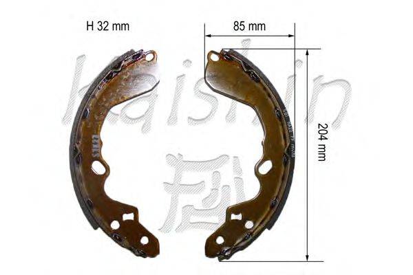 Комплект тормозных колодок KAISHIN K11193