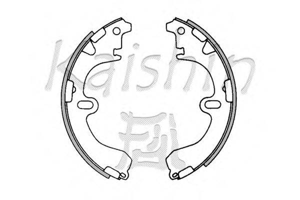 Комплект тормозных колодок KAISHIN K2285