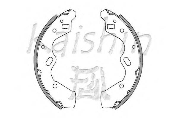 Комплект тормозных колодок KAISHIN K3388