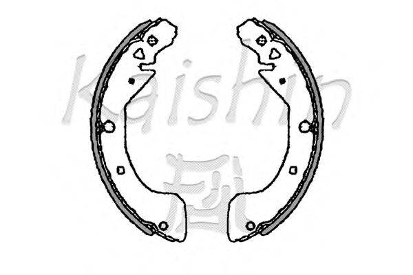 Комплект тормозных колодок KAISHIN K7918