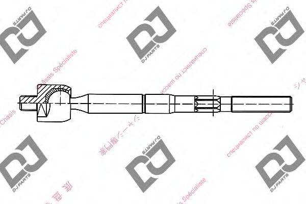 Осевой шарнир, рулевая тяга DJ PARTS DR1163