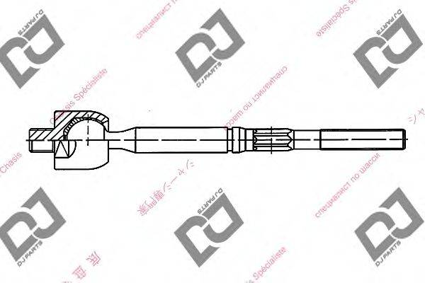 Осевой шарнир, рулевая тяга DJ PARTS DR1219