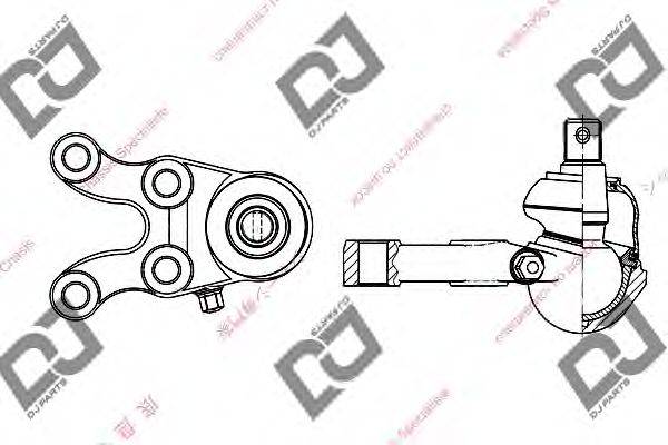 Несущий / направляющий шарнир DJ PARTS DB1032