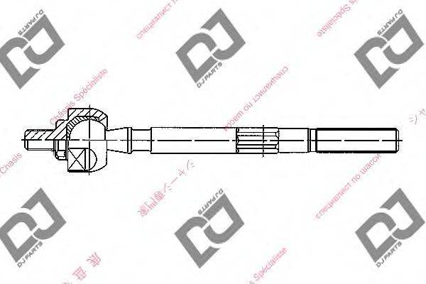 Осевой шарнир, рулевая тяга DJ PARTS DR1116