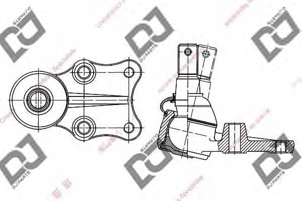 Несущий / направляющий шарнир DJ PARTS DB1059