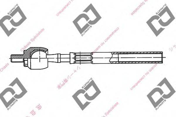 Осевой шарнир, рулевая тяга DJ PARTS DR1075