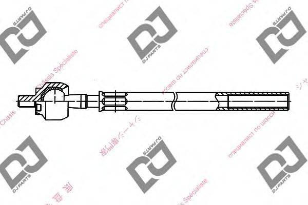 Осевой шарнир, рулевая тяга DJ PARTS DR1077