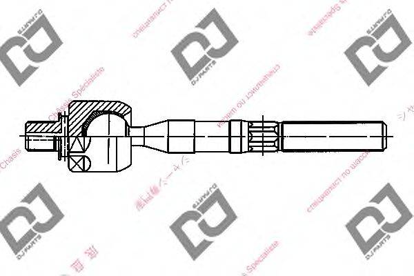 Осевой шарнир, рулевая тяга DJ PARTS DR1107