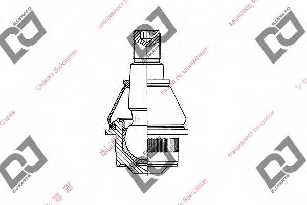 Несущий / направляющий шарнир DJ PARTS DB1076