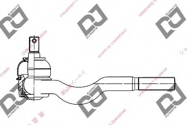 Наконечник поперечной рулевой тяги DJ PARTS DE1040