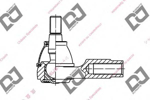 Наконечник поперечной рулевой тяги DJ PARTS DE1063