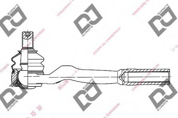 Наконечник поперечной рулевой тяги DJ PARTS DE1099