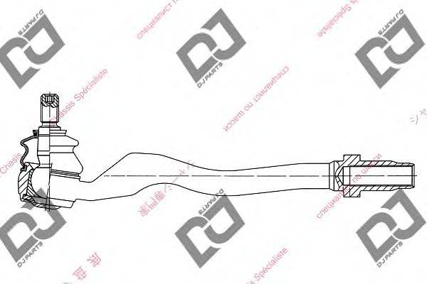 Наконечник поперечной рулевой тяги DJ PARTS DE1123