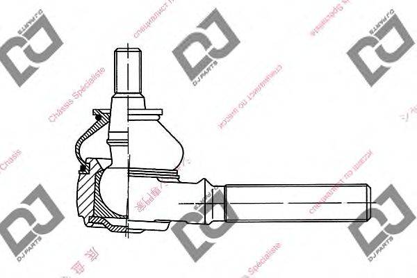 Наконечник поперечной рулевой тяги DJ PARTS DE1129