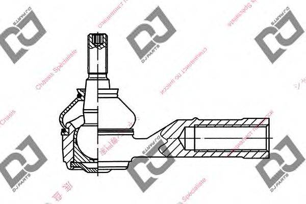 Наконечник поперечной рулевой тяги DJ PARTS DE1219