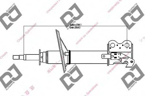 Амортизатор DJ PARTS DS1001GS