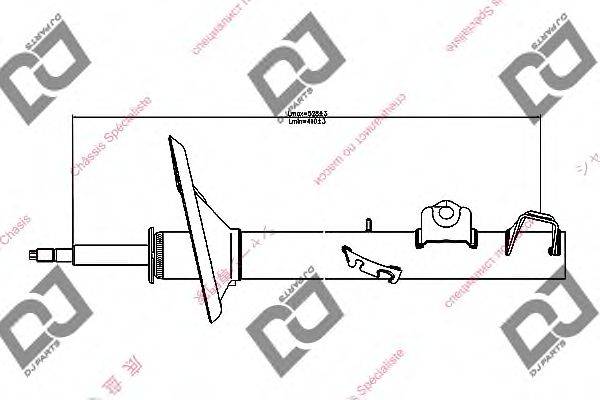 Амортизатор DJ PARTS DS1207GS