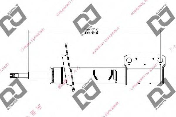 Амортизатор DJ PARTS DS1210GS