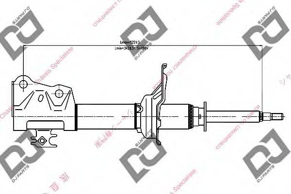 Амортизатор DJ PARTS DS1008GS