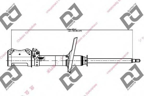 Амортизатор DJ PARTS DS1034GS