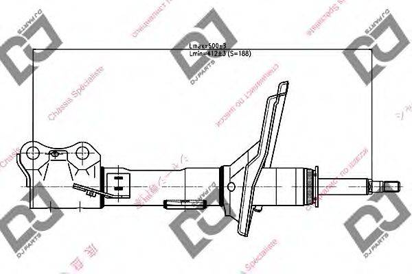 Амортизатор DJ PARTS DS1048GS