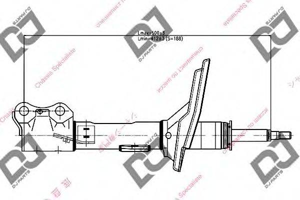 Амортизатор DJ PARTS DS1049GS