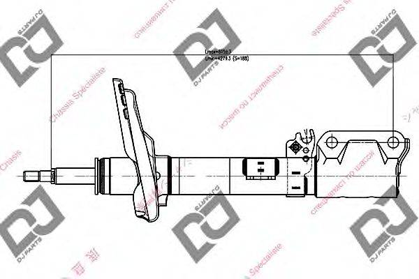 Амортизатор DJ PARTS DS1052GS