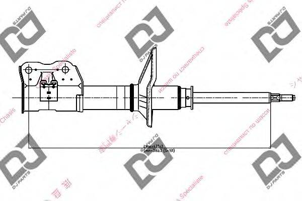 Амортизатор DJ PARTS DS1143GS