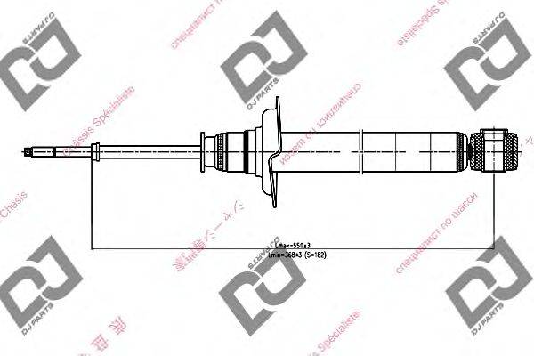 Амортизатор DJ PARTS DS1160GT