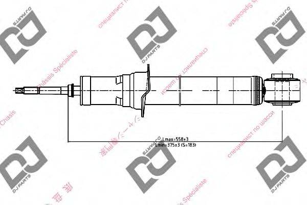 Амортизатор DJ PARTS DS1162HT