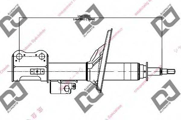 Амортизатор DJ PARTS DS1067GS