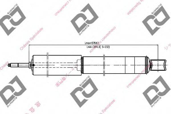 Амортизатор DJ PARTS DS1072HT