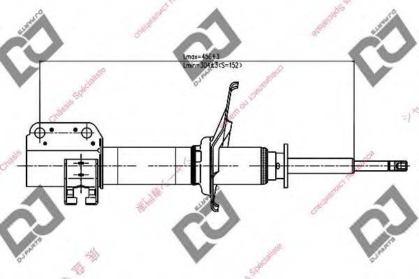 Амортизатор DJ PARTS DS1073GS