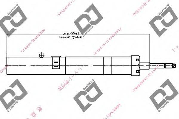 Амортизатор DJ PARTS DS1075GS