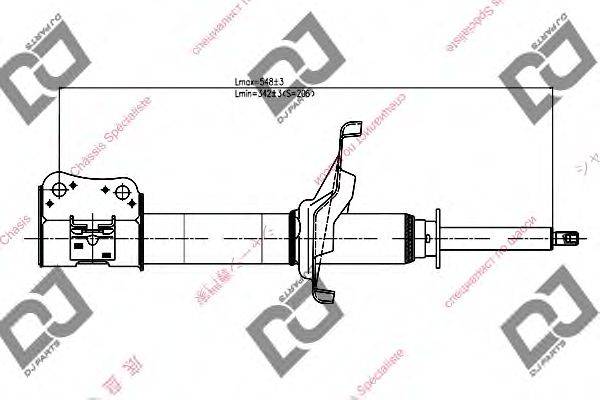 Амортизатор DJ PARTS DS1082GS