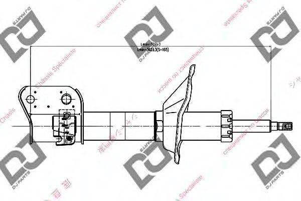 Амортизатор DJ PARTS DS1091GS