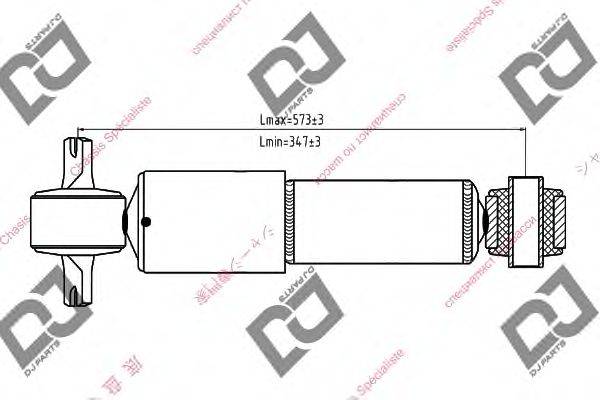 Амортизатор DJ PARTS DS1242GT