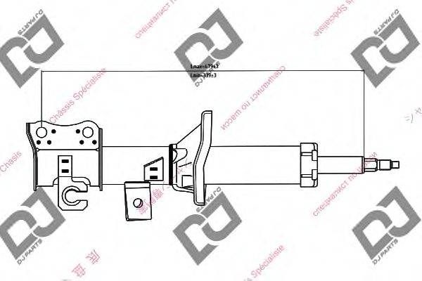 Амортизатор DJ PARTS DS1243GS