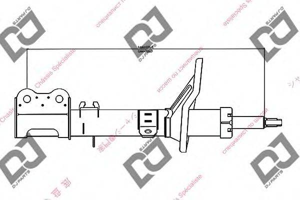 Амортизатор DJ PARTS DS1247GS