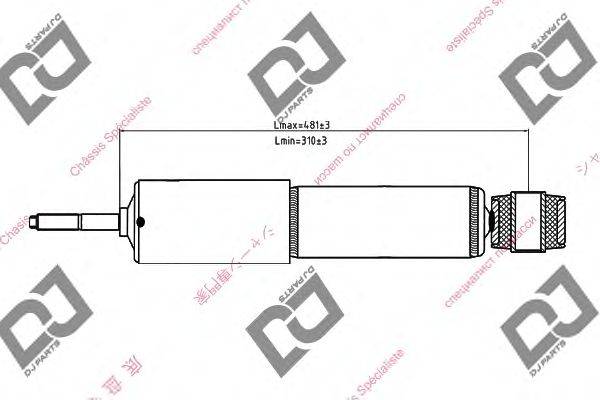 Амортизатор DJ PARTS DS1251GT