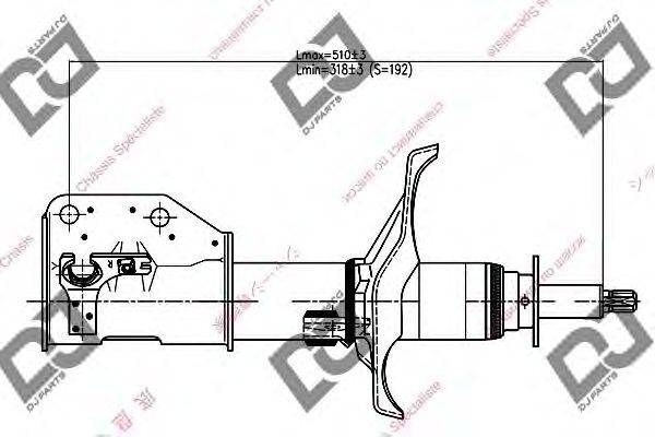 Амортизатор DJ PARTS DS1193GS